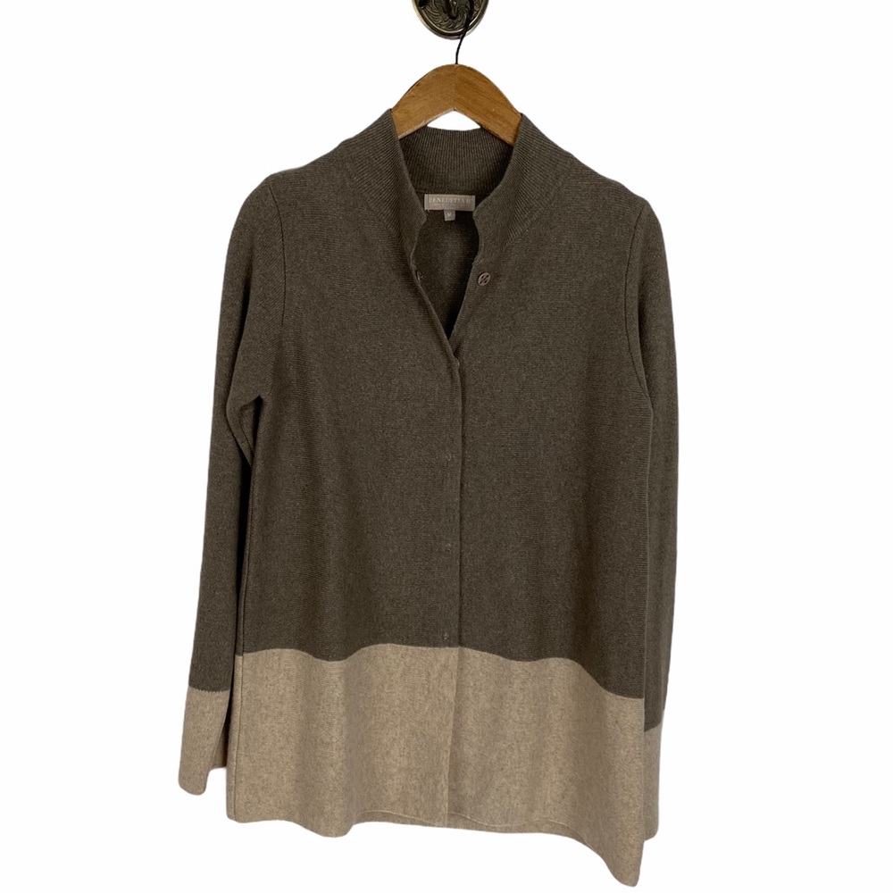 Benedetta B. Italy Wool Cashmere Blend Cardigan fall autumn winter medium